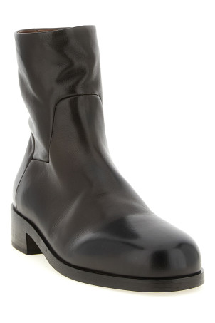 Ankle boots with zip  Brown