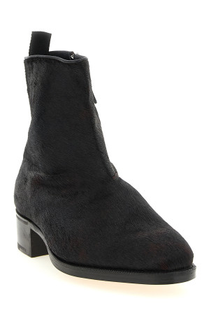 'Freddi Bristle Hide' ankle boots Brown