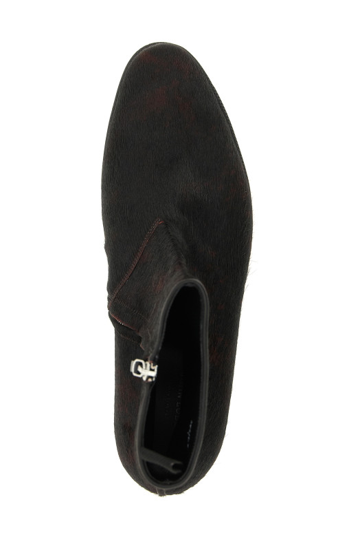 'Freddi Bristle Hide' ankle boots Brown