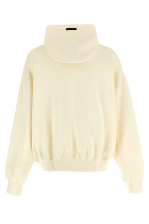 90's zip up hoodie White