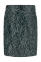 Skirt with a wrinkled effect Green