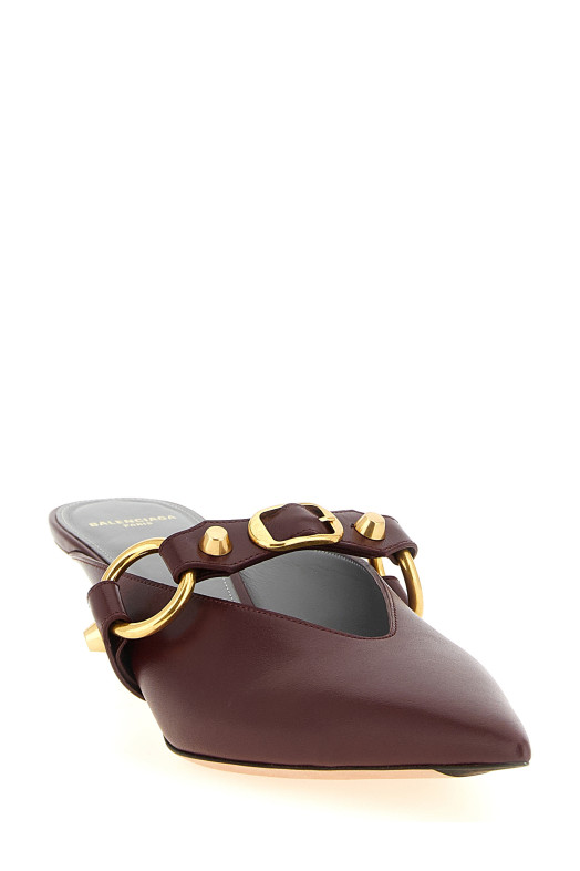 'City' mules Bordeaux