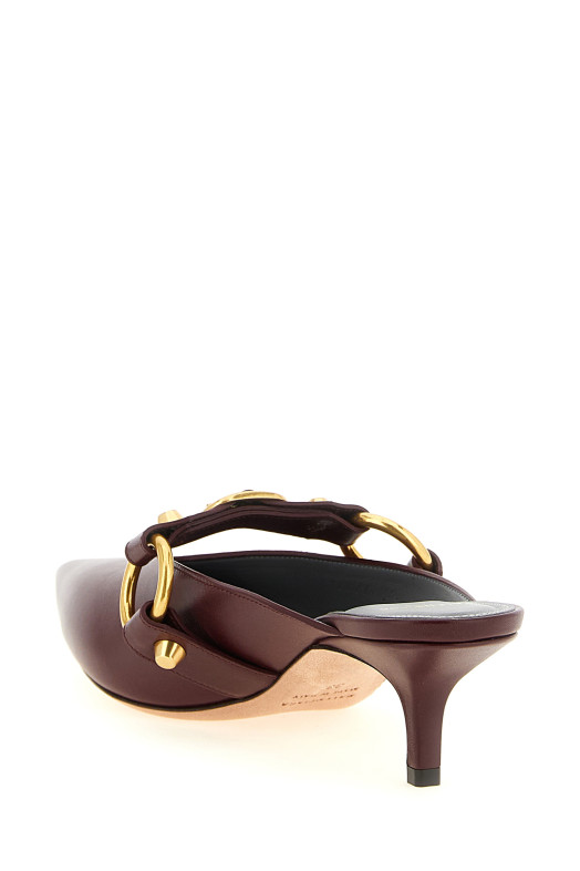 'City' mules Bordeaux