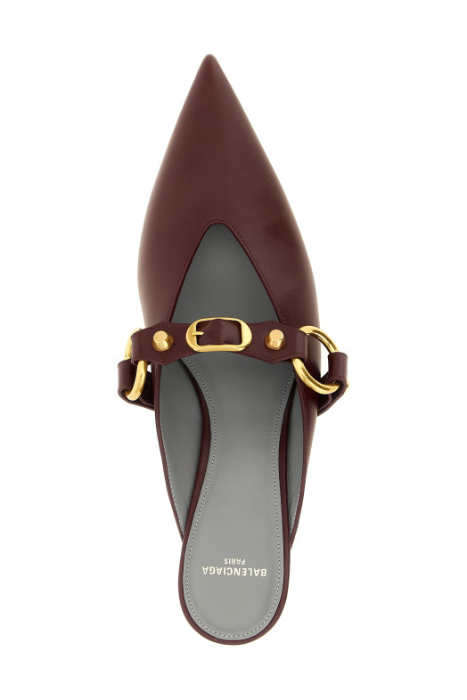 'City' mules Bordeaux