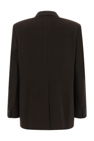 'Jasmine' double-breasted blazer Brown