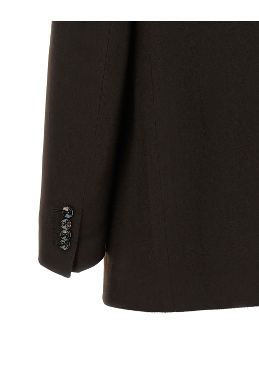'Jasmine' double-breasted blazer Brown