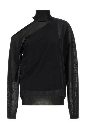 Double knit top Black