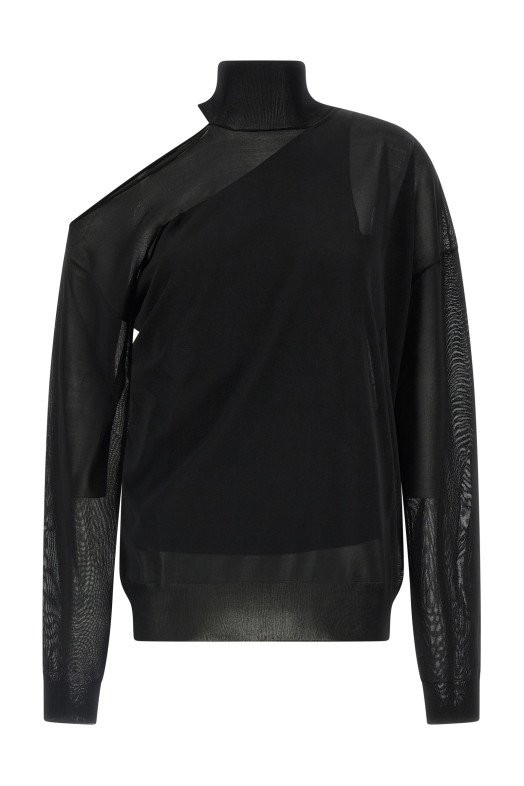 Double knit top Black