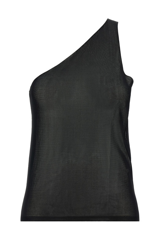 Double knit top Black