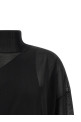 Double knit top Black
