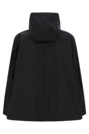 Windbreaker with logo Black
