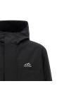 Windbreaker with logo Black