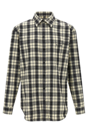 Flannel shirt Black-grey