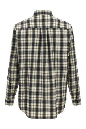 Flannel shirt Black-grey