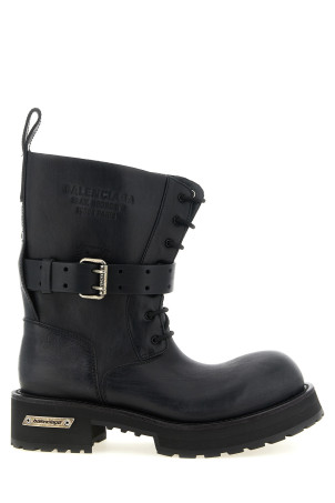 Venom lace-up boots Black