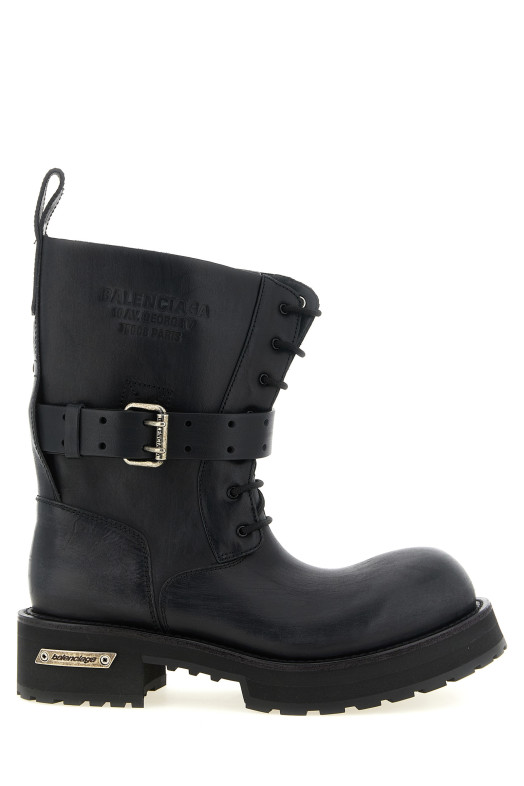 Venom lace-up boots Black
