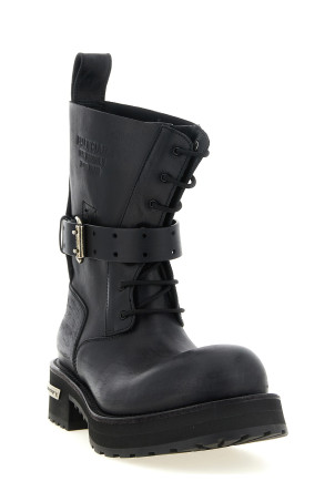 Venom lace-up boots Black