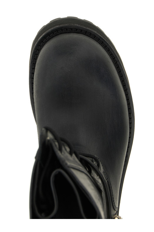 Venom lace-up boots Black