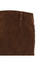 Leather skirt Brown