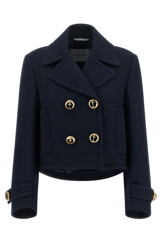 Short caban Blue