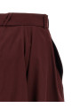 Gabardine trench coat skirt Bordeaux
