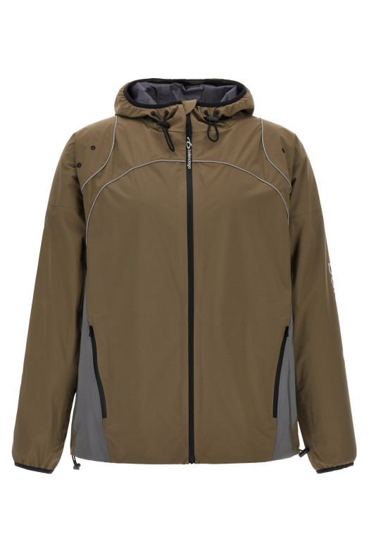Techwear zip jacket Gray