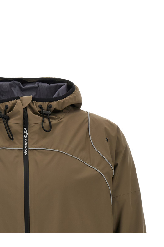 Techwear zip jacket Gray
