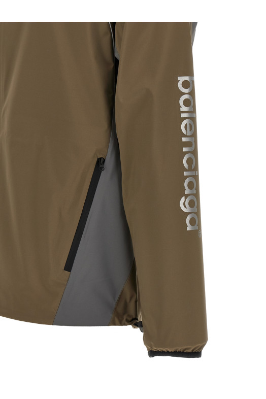 Techwear zip jacket Gray