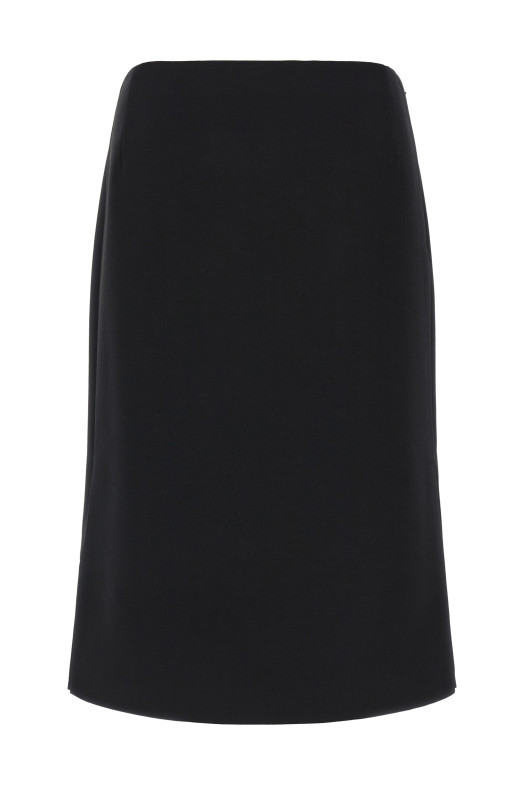 Skirt with slits Black