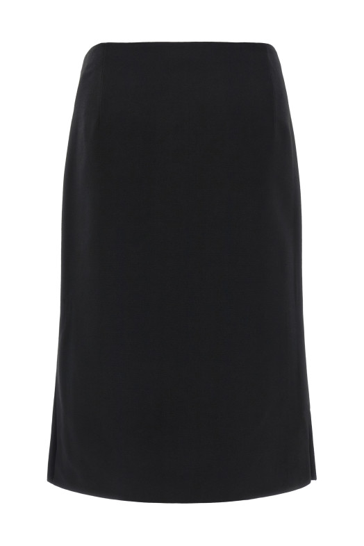 Skirt with slits Black
