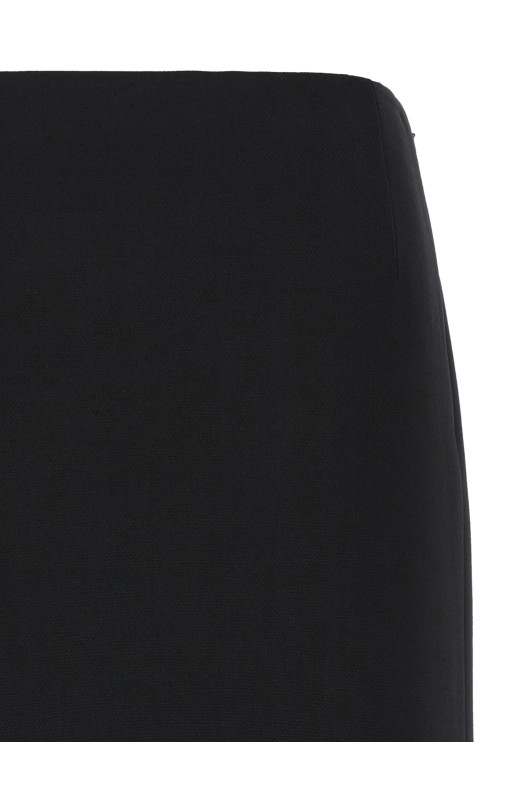 Skirt with slits Black