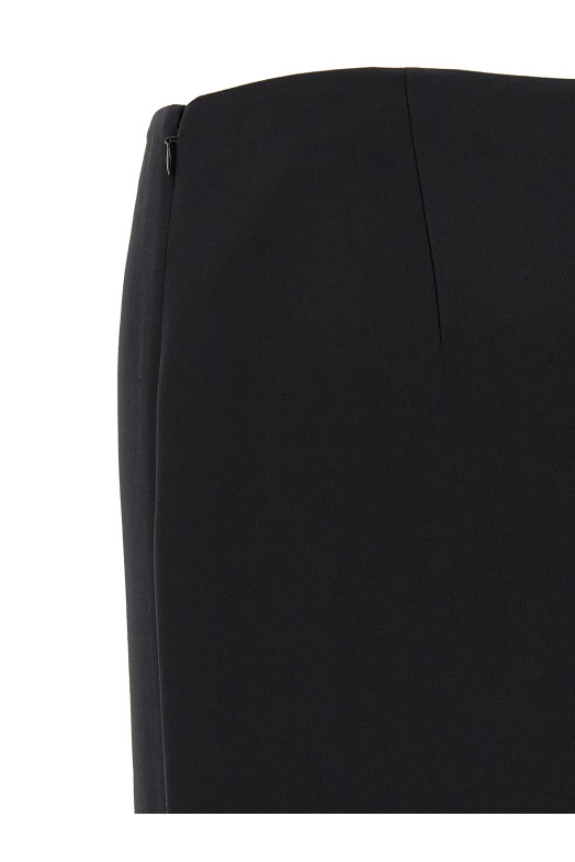 Skirt with slits Black