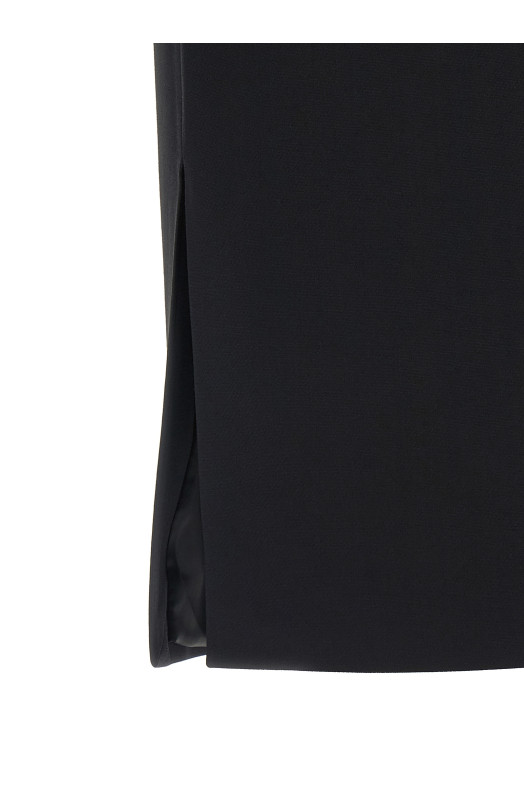 Skirt with slits Black