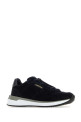 Dark blue suede sneakers Blue SALVATORE FERRAGAMO (02A091787587M)