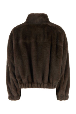 Brown Nemone eco fur coat WEEKEND (2625086021600)