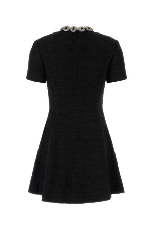Black boucle mini dress VALENTINO GARAVANI (9B3VAKH1A99)