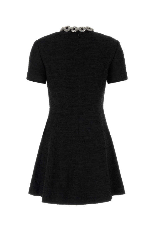 Black boucle mini dress VALENTINO GARAVANI (9B3VAKH1A99)