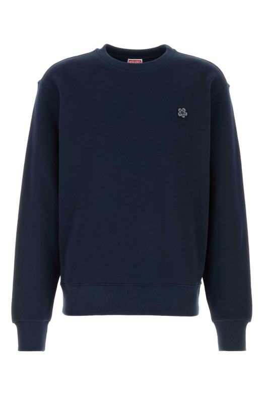 Navy blue cotton sweatshirt KENZO (FG55SW2034MJ)