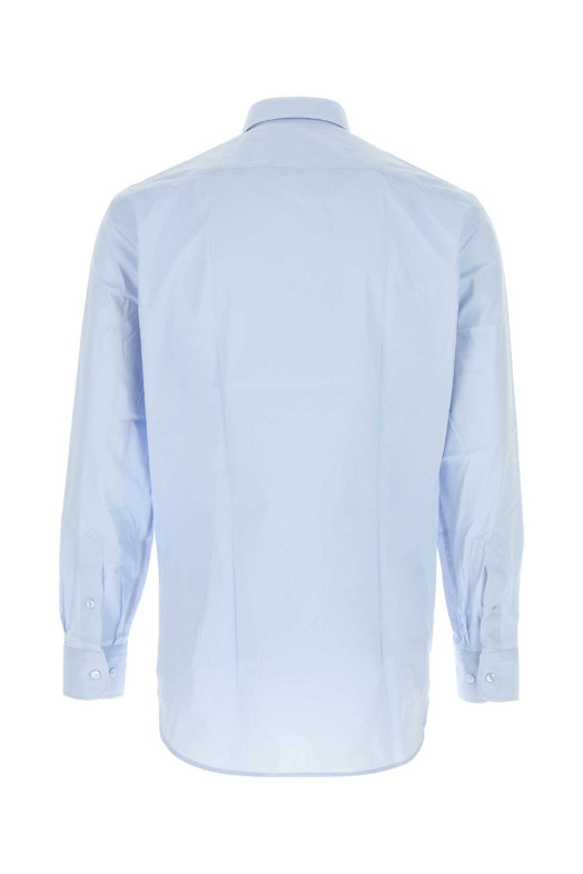 Pastel light blue stretch poplin shirt ETRO (MRIB0002AV11P)