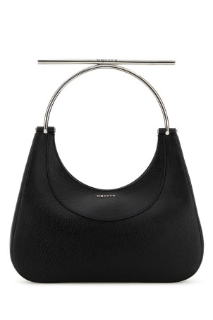 Black leather Cross-Bar handbag Black ALEXANDER MCQUEEN (8035241VDBB)
