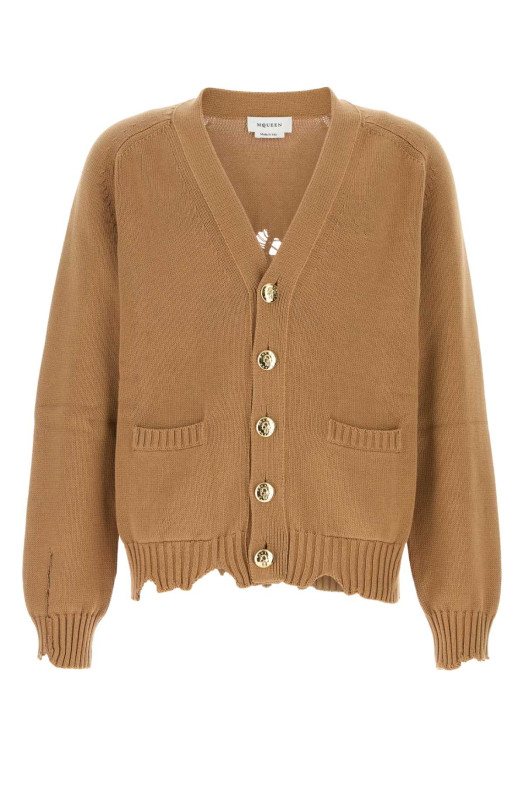 Biscuit cotton cardigan ALEXANDER MCQUEEN (807273Q1BA7)