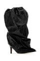 Black leather ankle boots Black ALEXANDER MCQUEEN (808125WIACC)