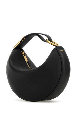 Black leather handbag Black BURBERRY (8104815)