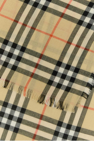 Embroidered cashmere blend scarf BURBERRY (8105557)