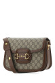 GG Supreme fabric and leather Horsebit 1955 shoulder bag GUCCI (60220492TCG)