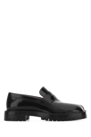 Black leather Tabi loafers MAISON MARGIELA (S57WR0139P3827)
