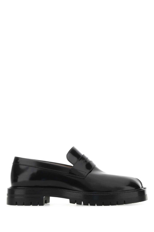 Black leather Tabi loafers MAISON MARGIELA (S57WR0139P3827)