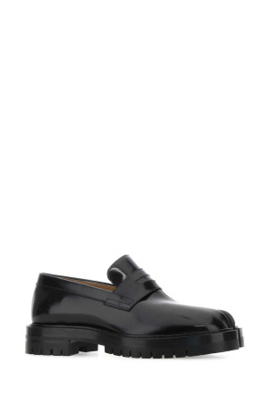 Black leather Tabi loafers MAISON MARGIELA (S57WR0139P3827)