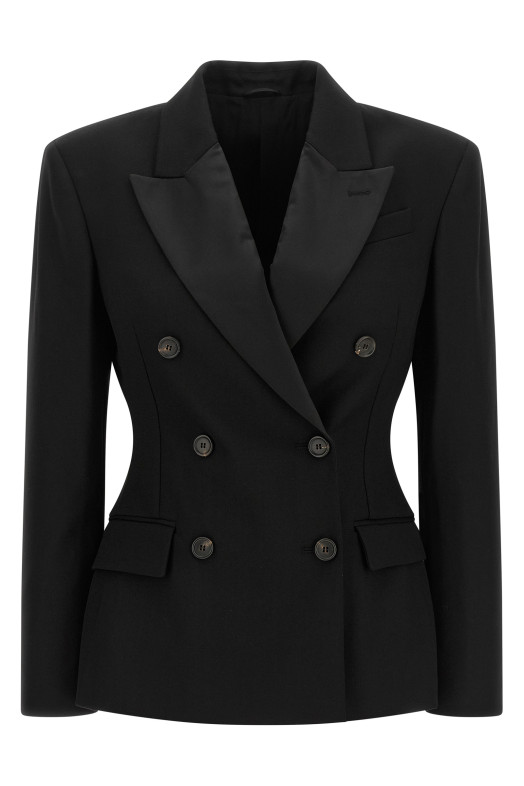 Double-breasted blazer Black