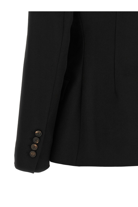 Double-breasted blazer Black